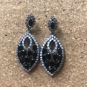 Black Crystal earrings...